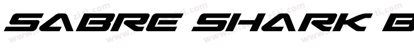 Sabre Shark Bold字体转换